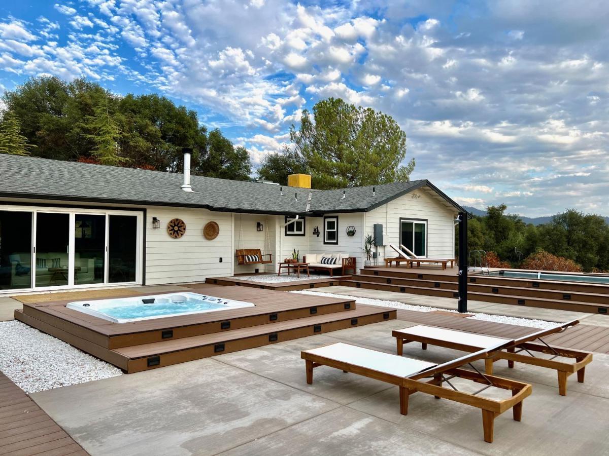 Boho Chic Oasis By Casa Oso With Pool, Spa And Views Ahwahnee Exteriér fotografie