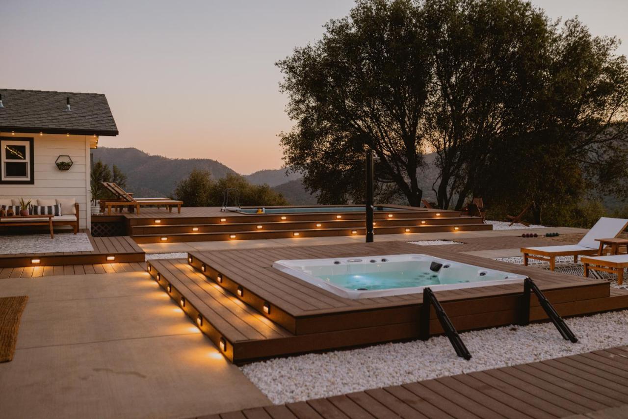 Boho Chic Oasis By Casa Oso With Pool, Spa And Views Ahwahnee Exteriér fotografie